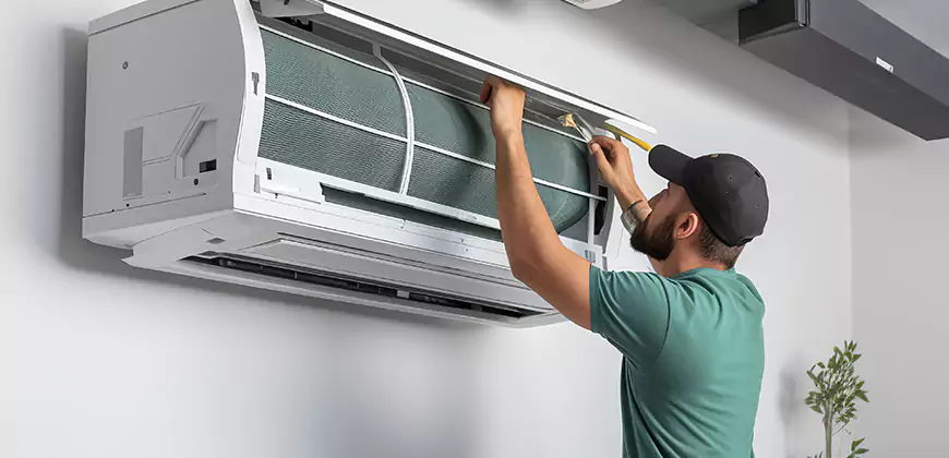 Bathroom and Small Space Ductless Installation in Seaside
