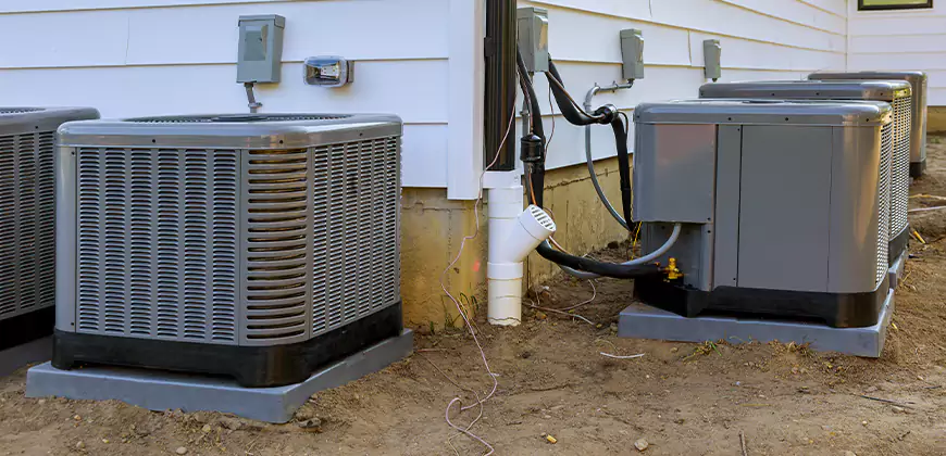 Central Air Condenser Setup in Seaside